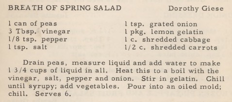 Breath of Spring Salad recipe